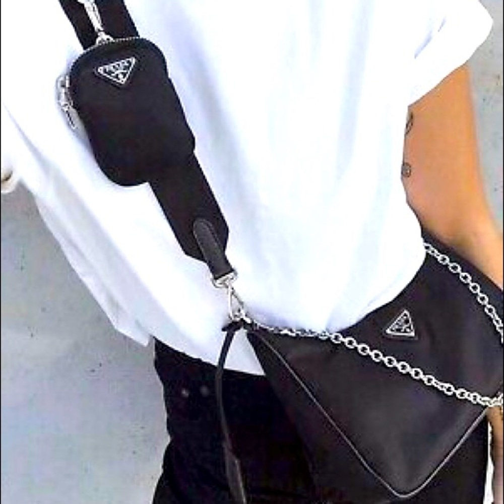 PRADA Shoulder Bag Tessuto Small